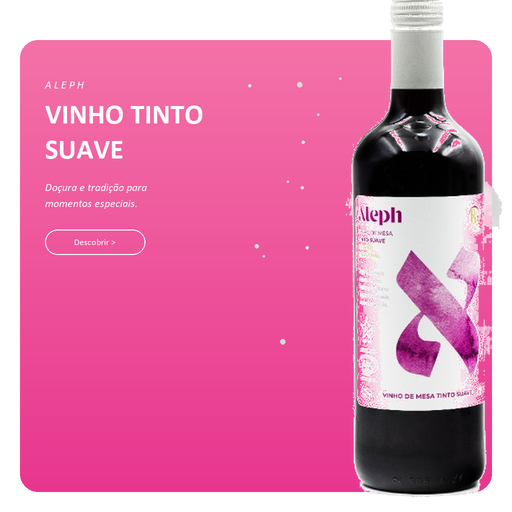 Card do Vinho Tinto Suave Aleph 18K Wine